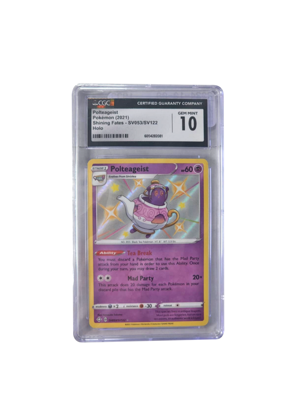 2021 Pokémon SWSH Shining Fates Shiny Polteageist #SV53 CGC 10 GEM MINT