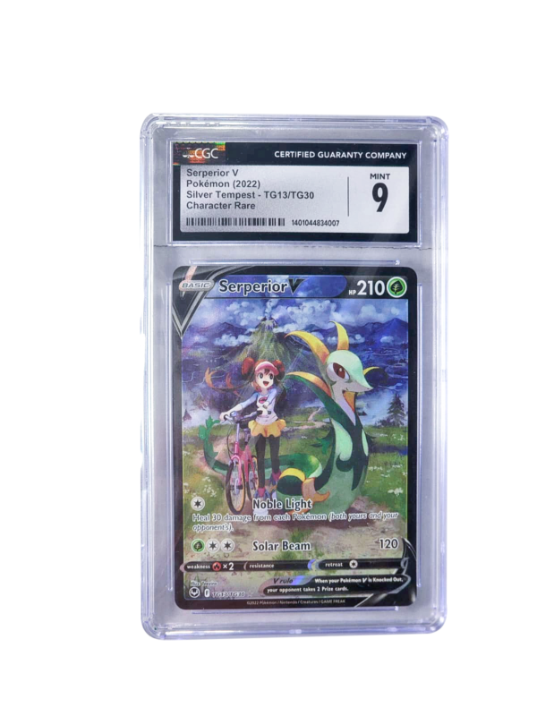 2022 Pokémon Sword & Shield Silver Tempest Full Art Serperior V #TG13 CGC 9 MINT