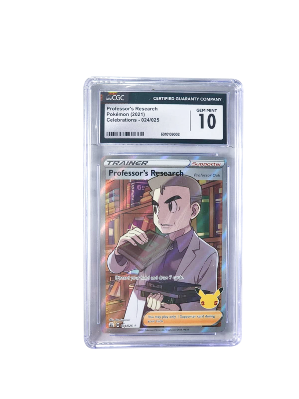 2021 Pokémon SWSH Celebrations Full Art Professor's Research #24 CGC 10 GEM MINT