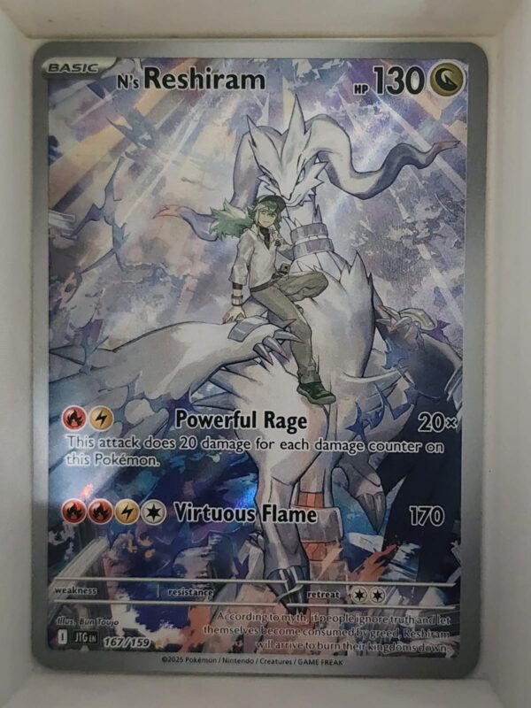 N's Reshiram JTG EN 167/159 (Illustration Rare)