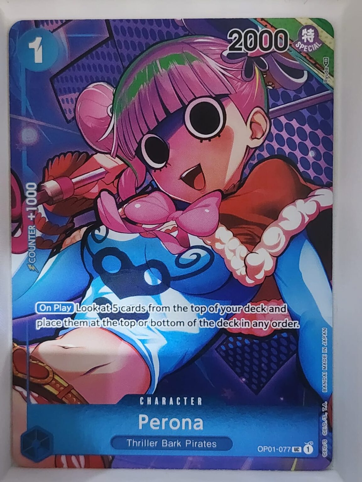 Perona OP01-077 (Box Topper) - Reynaldo del Mazo TCG