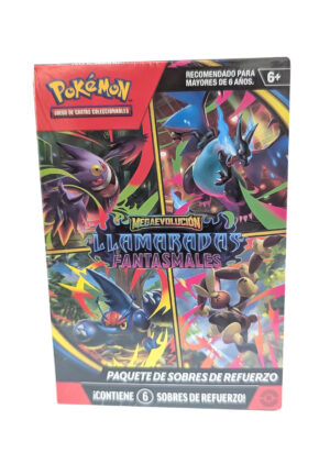 Pokemon Mega Evolution: Llamaradas Fantasmales Booster Bundle