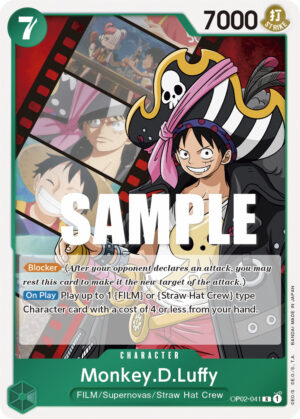 Monkey D. Luffy OP02-041