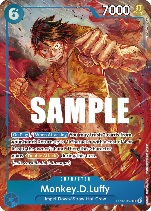 Monkey D. Luffy OP02-062 (Alternate Art)