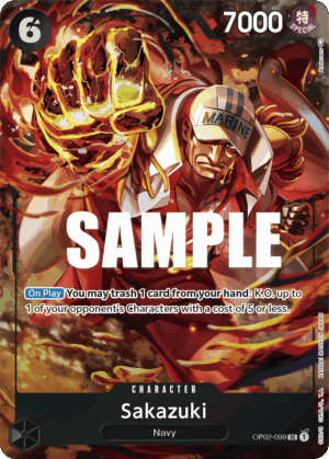 Sakazuki OP02-099 (Alternate Art)