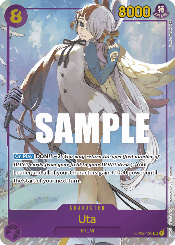 Uta OP02-120 (Alternate Art)
